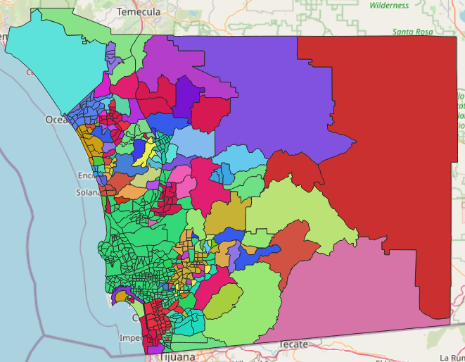 Categorized data (color)